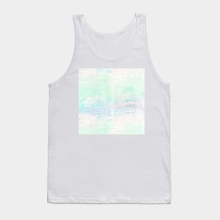 Green and Blue Soft Shibori Tank Top